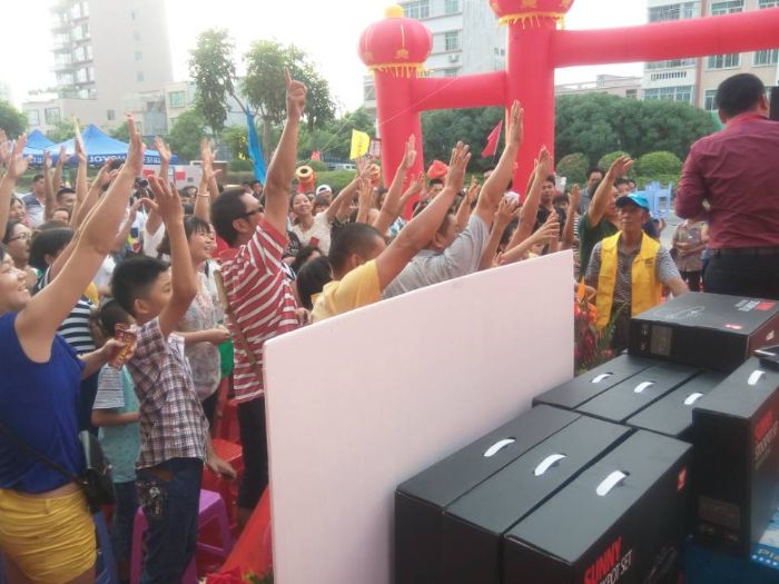 汕头pp电子瓷砖品牌旗舰店开业现场