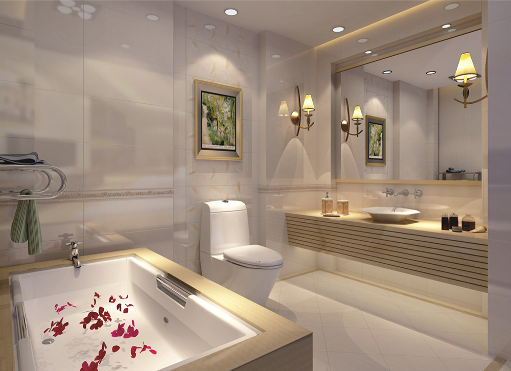 pp电子瓷砖KPT36307铺贴利用成效