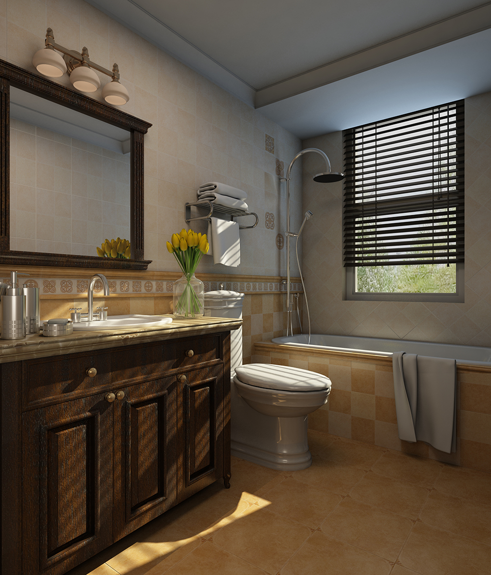 pp电子瓷砖KPM30011+KPM30012铺贴利用成效