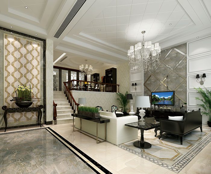 pp电子瓷砖客厅KYS8066-KYP8069-成效图