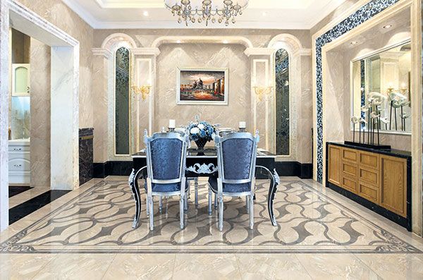pp电子全抛釉瓷砖：格兰石KYP8067餐厅成效图