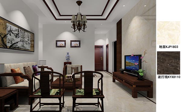 pp电子瓷砖利用成效：徐州开元翡翠湾G户型装建成效鉴赏