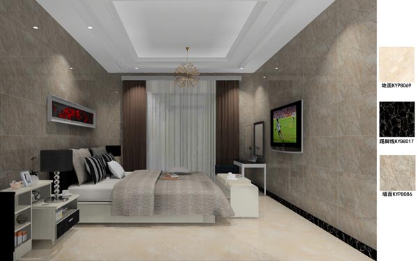 pp电子瓷砖利用成效：徐州开元翡翠湾F户型装建成效鉴赏
