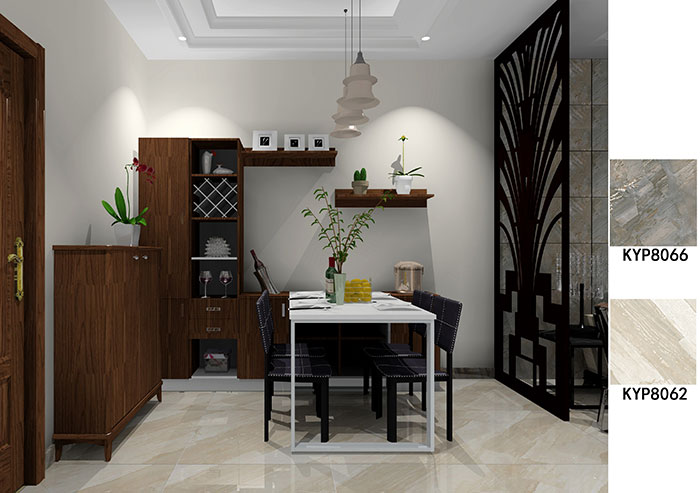 陶瓷一线品牌pp电子瓷砖现代风格装建成效图