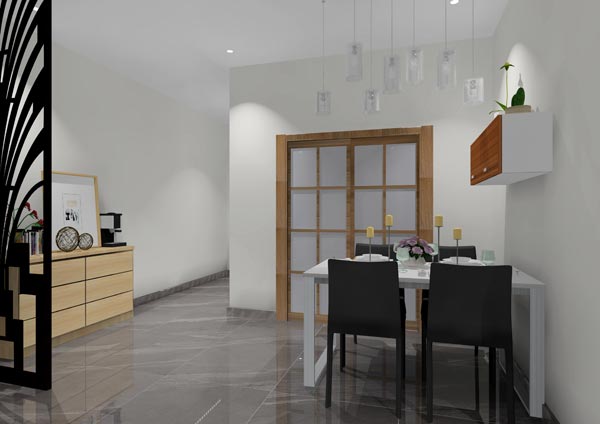 pp电子家装：佛山灯湖华府90㎡现代简约装建成效鉴赏