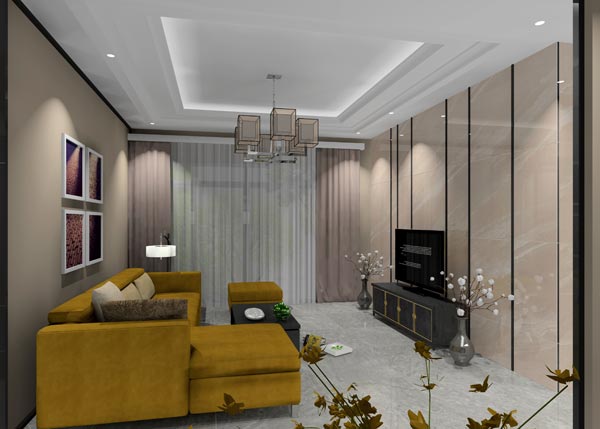 pp电子家装：佛山灯湖华府133㎡现代简约装建成效鉴赏