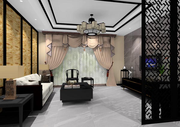 pp电子家装：佛山灯湖华府173㎡新中式装建成效鉴赏