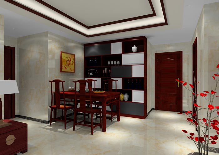 pp电子家装：佛山合景新鸿基·泷景100㎡新中式装建成效鉴赏