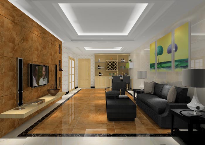 pp电子家装：佛山合景新鸿基·泷景110㎡简约现代装建成效鉴赏