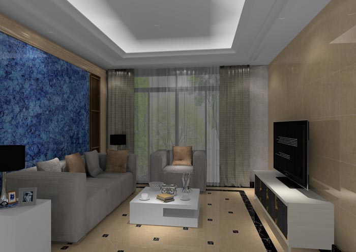 pp电子家装：佛山丹灶  桂丹颐景园80㎡简约现代装建成效鉴赏