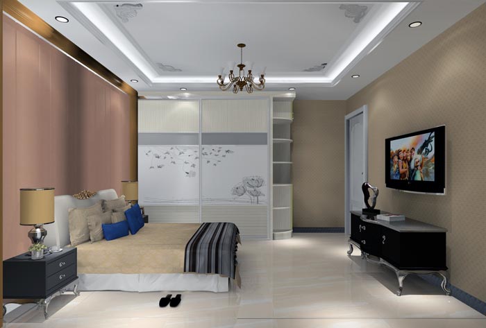 pp电子家装：井冈山和谐家园安设幼区130㎡简欧风格装建鉴赏