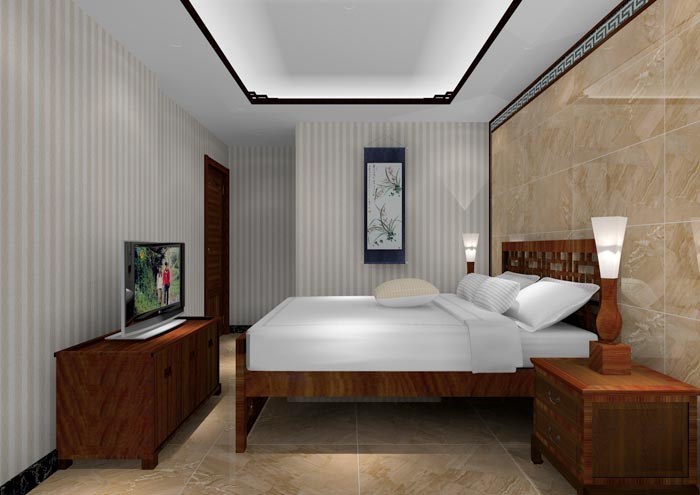 pp电子家装：佛山狮山上林苑90㎡中式风格装建鉴赏