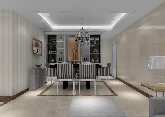 pp电子家装：佛山狮山上林苑91㎡简约风格装建鉴赏