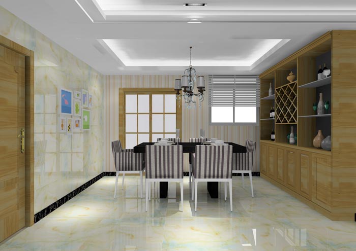 pp电子家装：佛山龙湖春江名城113㎡的简约现代风格装建鉴赏