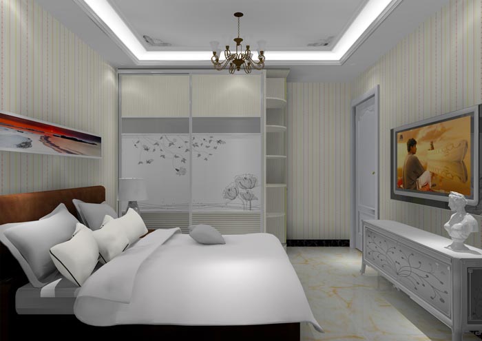 pp电子家装：佛山佛山容桂颐澳花圃90㎡的简欧风格装建鉴赏