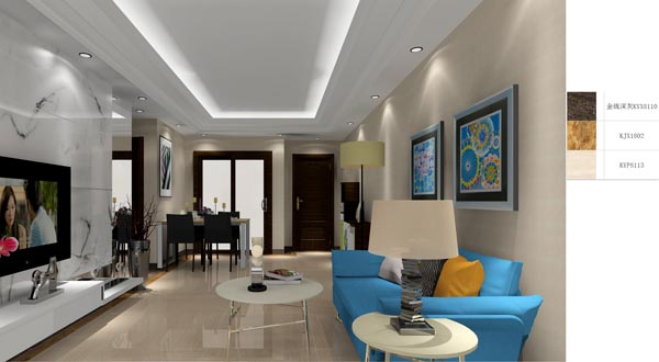 pp电子家装：成都时期锦绣59㎡的现代风格装建鉴赏