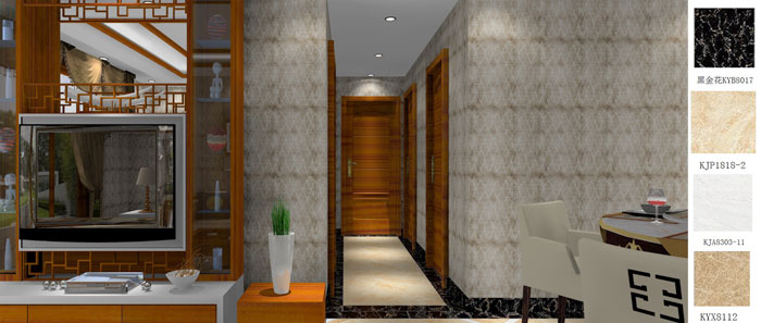 pp电子家装：成都中环丰锦98㎡的中式风格装建鉴赏