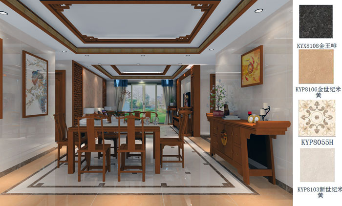 pp电子家装：佛山禅城怡翠晋盛花圃132㎡的中式风格装建鉴赏