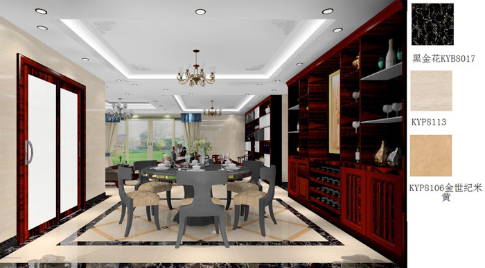 pp电子家装：佛山禅城怡翠晋盛花圃196㎡的欧式风格装建鉴赏