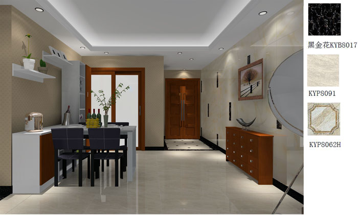 pp电子家装：佛山禅城怡翠晋盛花圃91㎡的现代风格装建鉴赏