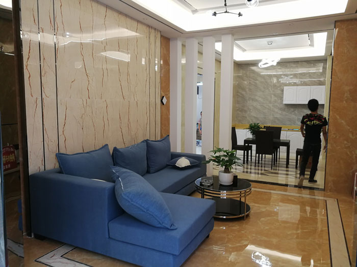 【实景案例】陶瓷一线品牌pp电子瓷砖沉庆垫江200方专卖店鉴赏