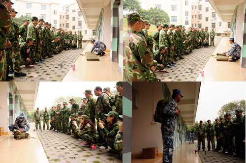 pp电子在广州黄埔军校进行军事拓展特训