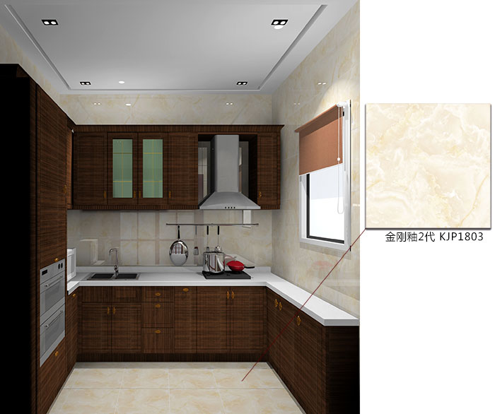 佛山美的花湾城装建案例厨房成效图