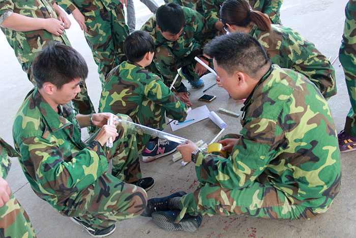 2017年2月13-15日，pp电子“虎狼路”户表拓展训练圆满实现