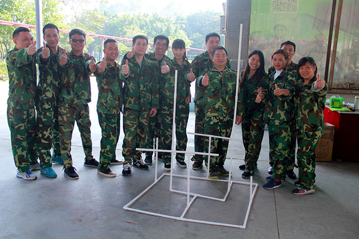 2017年2月13-15日，pp电子“虎狼路”户表拓展训练圆满实现